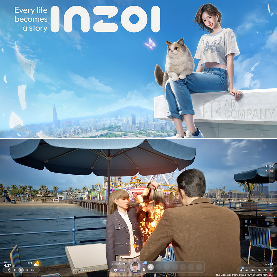 Inzoi life simulation game unreal engine 5